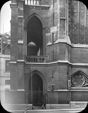 <em>"St. Chapelle, Paris, France, 1903"</em>, 1903. Lantern slide 3.25x4in, 3.25 x 4 in. Brooklyn Museum, Goodyear. (Photo: Brooklyn Museum, S03i0899l01.jpg