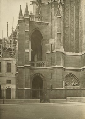 <em>"St. Chapelle, Paris, France, 1903"</em>, 1903. Bw photographic print 5x7in, 5 x 7 in. Brooklyn Museum, Goodyear. (Photo: Brooklyn Museum, S03i0899v01.jpg
