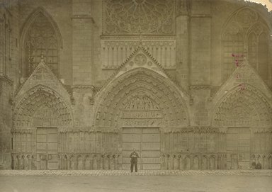 <em>"Cathedral, Poitiers, France, 1903"</em>, 1903. Bw photographic print 5x7in, 5 x 7 in. Brooklyn Museum, Goodyear. (Photo: Brooklyn Museum, S03i0901v01.jpg