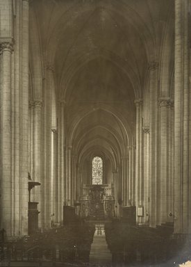 <em>"Cathedral, Poitiers, France, 1903"</em>, 1903. Bw photographic print 5x7in, 5 x 7 in. Brooklyn Museum, Goodyear. (Photo: Brooklyn Museum, S03i0902v01.jpg