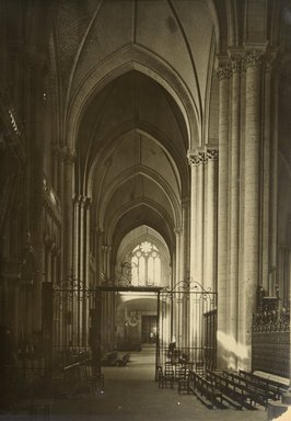 <em>"Cathedral, Poitiers, France, 1903"</em>, 1903. Bw photographic print 5x7in, 5 x 7 in. Brooklyn Museum, Goodyear. (Photo: Brooklyn Museum, S03i0904v01.jpg