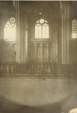 <em>"Cathedral, Poitiers, France, 1903"</em>, 1903. Bw photographic print 5x7in, 5 x 7 in. Brooklyn Museum, Goodyear. (Photo: Brooklyn Museum, S03i0906v01.jpg