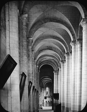 <em>"Church of Montierneuf, Poitiers, France, 1903"</em>, 1903. Lantern slide 3.25x4in, 3.25 x 4 in. Brooklyn Museum, Goodyear. (Photo: Brooklyn Museum, S03i0907l01.jpg