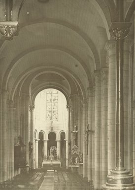 <em>"Church of Montierneuf, Poitiers, France, 1903"</em>, 1903. Bw photographic print 5x7in, 5 x 7 in. Brooklyn Museum, Goodyear. (Photo: Brooklyn Museum, S03i0909v01.jpg