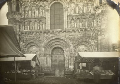 <em>"Notre Dame la Grande, Poitiers, France, 1903"</em>, 1903. Bw photographic print 5x7in, 5 x 7 in. Brooklyn Museum, Goodyear. (Photo: Brooklyn Museum, S03i0910v01.jpg