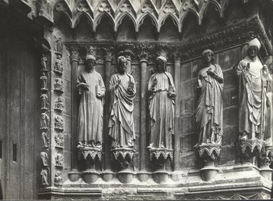 <em>"Notre Dame Cathedral, Rheims, France, 1903"</em>, 1903. Bw photographic print 5x7in, 5 x 7 in. Brooklyn Museum, Goodyear. (Photo: Brooklyn Museum, S03i0913v01.jpg
