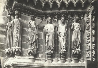 <em>"Notre Dame Cathedral, Rheims, France, 1903"</em>, 1903. Bw photographic print 5x7in, 5 x 7 in. Brooklyn Museum, Goodyear. (Photo: Brooklyn Museum, S03i0914v01.jpg