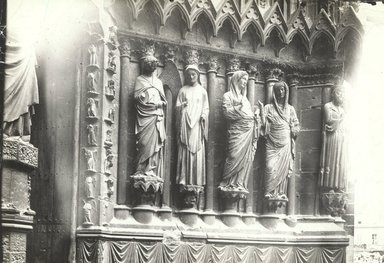 <em>"Notre Dame Cathedral, Rheims, France, 1903"</em>, 1903. Bw photographic print 5x7in, 5 x 7 in. Brooklyn Museum, Goodyear. (Photo: Brooklyn Museum, S03i0916v01.jpg