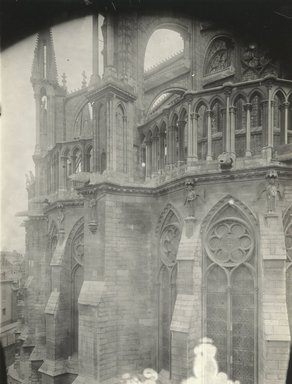 <em>"Notre Dame Cathedral, Rheims, France, 1903"</em>, 1903. Bw photographic print 5x7in, 5 x 7 in. Brooklyn Museum, Goodyear. (Photo: Brooklyn Museum, S03i0919v01.jpg