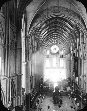 <em>"St. Remi, Rheims, France, 1903"</em>, 1903. Lantern slide 3.25x4in, 3.25 x 4 in. Brooklyn Museum, Goodyear. (Photo: Brooklyn Museum, S03i0925l01.jpg