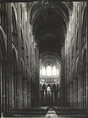 <em>"Cathedral, Rouen, France, 1903"</em>, 1903. Bw photographic print 5x7in, 5 x 7 in. Brooklyn Museum, Goodyear. (Photo: Brooklyn Museum, S03i0926v01.jpg
