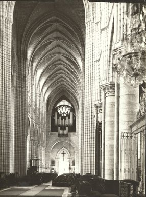<em>"Cathedral, Soissons, France, 1903"</em>, 1903. Bw photographic print 5x7in, 5 x 7 in. Brooklyn Museum, Goodyear. (Photo: Brooklyn Museum, S03i0927v01.jpg
