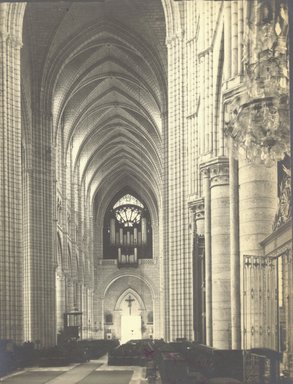 <em>"Cathedral, Soissons, France, 1903"</em>, 1903. Bw photographic print 5x7in, 5 x 7 in. Brooklyn Museum, Goodyear. (Photo: Brooklyn Museum, S03i0928v01.jpg