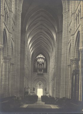 <em>"Cathedral, Soissons, France, 1903"</em>, 1903. Bw photographic print 5x7in, 5 x 7 in. Brooklyn Museum, Goodyear. (Photo: Brooklyn Museum, S03i0929v01.jpg