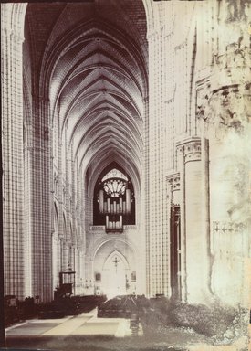 <em>"Cathedral, Soissons, France, 1903"</em>, 1903. Bw photographic print 5x7in, 5 x 7 in. Brooklyn Museum, Goodyear. (Photo: Brooklyn Museum, S03i0932v01.jpg