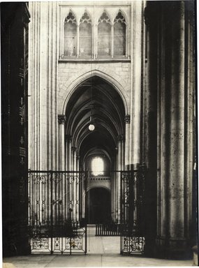 <em>"Church of St. Quentin, St. Quentin, France, 1903"</em>, 1903. Bw photographic print 5x7in, 5 x 7 in. Brooklyn Museum, Goodyear. (Photo: Brooklyn Museum, S03i0941v01.jpg