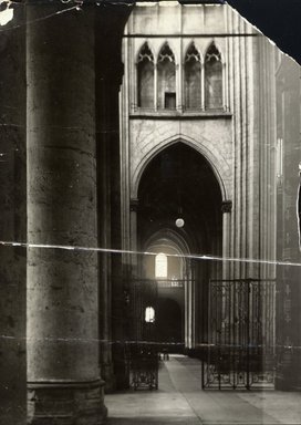 <em>"Church of St. Quentin, St. Quentin, France, 1903"</em>, 1903. Bw photographic print 5x7in, 5 x 7 in. Brooklyn Museum, Goodyear. (Photo: Brooklyn Museum, S03i0943v01.jpg