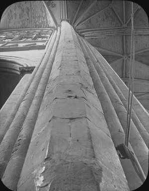 <em>"Church of St. Quentin, St. Quentin, France, 1903"</em>, 1903. Lantern slide 3.25x4in, 3.25 x 4 in. Brooklyn Museum, Goodyear. (Photo: Brooklyn Museum, S03i0945l01.jpg