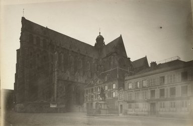 <em>"Church of St. Quentin, St. Quentin, France, 1903"</em>, 1903. Bw photographic print 5x7in, 5 x 7 in. Brooklyn Museum, Goodyear. (Photo: Brooklyn Museum, S03i0947v01.jpg