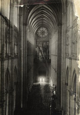 <em>"Cathedral, Amiens, France, 1905"</em>, 1905. Bw photographic print 5x7in, 5 x 7 in. Brooklyn Museum, Goodyear. (Photo: Brooklyn Museum, S03i0975v01.jpg