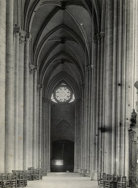 <em>"Cathedral, Amiens, France, 1905"</em>, 1905. Bw photographic print 5x7in, 5 x 7 in. Brooklyn Museum, Goodyear. (Photo: Brooklyn Museum, S03i0976v01.jpg