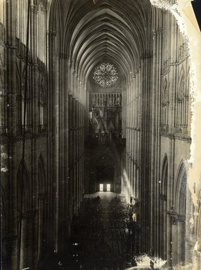 <em>"Cathedral, Amiens, France, 1905"</em>, 1905. Bw photographic print 5x7in, 5 x 7 in. Brooklyn Museum, Goodyear. (Photo: Brooklyn Museum, S03i0978v01.jpg