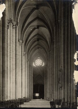 <em>"Cathedral, Amiens, France, 1906"</em>, 1906. Bw photographic print 5x7in, 5 x 7 in. Brooklyn Museum, Goodyear. (Photo: Brooklyn Museum, S03i1015v01.jpg