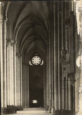 <em>"Cathedral, Amiens, France, 1906"</em>, 1906. Bw photographic print 5x7in, 5 x 7 in. Brooklyn Museum, Goodyear. (Photo: Brooklyn Museum, S03i1016v01.jpg