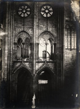 <em>"Notre Dame, Paris, France, 1910"</em>, 1910. Bw photographic print 5x7in, 5 x 7 in. Brooklyn Museum, Goodyear. (Photo: Brooklyn Museum, S03i1027v01.jpg