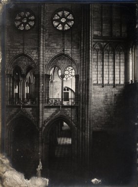 <em>"Notre Dame, Paris, France, 1910"</em>, 1910. Bw photographic print 5x7in, 5 x 7 in. Brooklyn Museum, Goodyear. (Photo: Brooklyn Museum, S03i1029v01.jpg