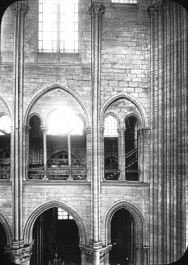 <em>"Notre Dame, Paris, France, 1910"</em>, 1910. Lantern slide 3.25x4in, 3.25 x 4 in. Brooklyn Museum, Goodyear. (Photo: Brooklyn Museum, S03i1036l01.jpg