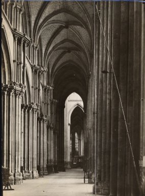 <em>"Cathedral, Rouen, France, 1910"</em>, 1910. Bw photographic print 5x7in, 5 x 7 in. Brooklyn Museum, Goodyear. (Photo: Brooklyn Museum, S03i1045v01.jpg