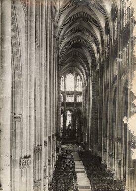 <em>"St. Ouen, Rouen, France, 1910"</em>, 1910. Bw photographic print 5x7in, 5 x 7 in. Brooklyn Museum, Goodyear. (Photo: Brooklyn Museum, S03i1053v01.jpg