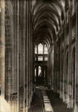<em>"St. Ouen, Rouen, France, 1910"</em>, 1910. Bw photographic print 5x7in, 5 x 7 in. Brooklyn Museum, Goodyear. (Photo: Brooklyn Museum, S03i1054v01.jpg