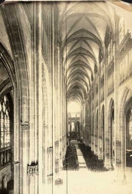 <em>"St. Ouen, Rouen, France, 1910"</em>, 1910. Bw photographic print 5x7in, 5 x 7 in. Brooklyn Museum, Goodyear. (Photo: Brooklyn Museum, S03i1056v01.jpg