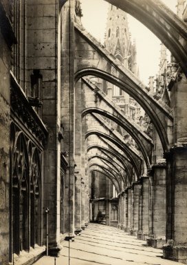 <em>"St. Ouen, Rouen, France, 1910"</em>, 1910. Bw photographic print 5x7in, 5 x 7 in. Brooklyn Museum, Goodyear. (Photo: Brooklyn Museum, S03i1061v01.jpg