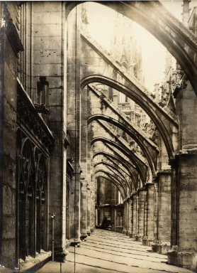 <em>"St. Ouen, Rouen, France, 1910"</em>, 1910. Bw photographic print 5x7in, 5 x 7 in. Brooklyn Museum, Goodyear. (Photo: Brooklyn Museum, S03i1062v01.jpg