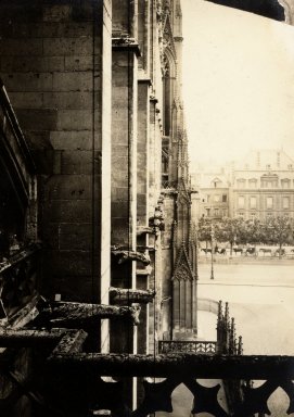 <em>"St. Ouen, Rouen, France, 1910"</em>, 1910. Bw photographic print 5x7in, 5 x 7 in. Brooklyn Museum, Goodyear. (Photo: Brooklyn Museum, S03i1063v01.jpg