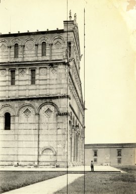 <em>"Cathedral, Pisa, Italy, 1910"</em>, 1910. Bw photographic print 5x7in, 5 x 7 in. Brooklyn Museum, Goodyear. (Photo: Brooklyn Museum, S03i1084v01.jpg