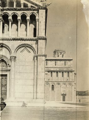 <em>"Cathedral, Pisa, Italy, 1910"</em>, 1910. Bw photographic print 5x7in, 5 x 7 in. Brooklyn Museum, Goodyear. (Photo: Brooklyn Museum, S03i1097v01.jpg