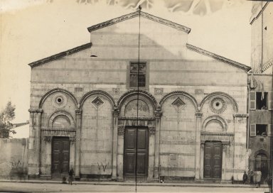 <em>"S. Paolo al Orto, Pisa, Italy, 1910"</em>, 1910. Bw photographic print 5x7in, 5 x 7 in. Brooklyn Museum, Goodyear. (Photo: Brooklyn Museum, S03i1124v01.jpg