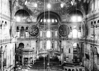 <em>"St. Sophia, Istanbul, Turkey, 1914"</em>, 1914. Lantern slide 3.25x4in, 3.25 x 4 in. Brooklyn Museum, Goodyear. (Photo: Brooklyn Museum, S03i1191l01.jpg
