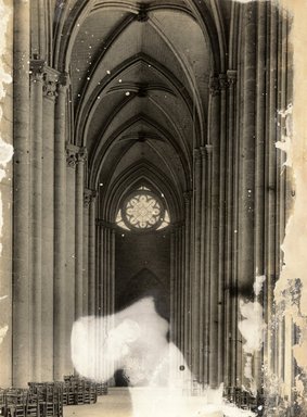 <em>"Cathedral, Amiens, France, n.d."</em>. Bw photographic print 5x7in, 5 x 7 in. Brooklyn Museum, Goodyear. (Photo: Brooklyn Museum, S03i1202v01.jpg
