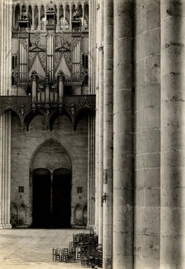 <em>"Cathedral, Amiens, France, n.d."</em>. Bw photographic print 5x7in, 5 x 7 in. Brooklyn Museum, Goodyear. (Photo: Brooklyn Museum, S03i1203v01.jpg