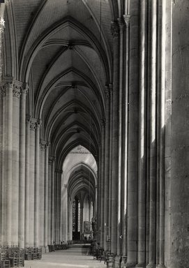 <em>"Cathedral, Amiens, France, n.d."</em>. Bw photographic print 5x7in, 5 x 7 in. Brooklyn Museum, Goodyear. (Photo: Brooklyn Museum, S03i1208v01.jpg