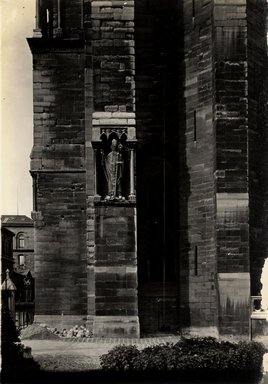 <em>"Notre Dame, Paris, France, n.d."</em>. Bw photographic print 5x7in, 5 x 7 in. Brooklyn Museum, Goodyear. (Photo: Brooklyn Museum, S03i1231v01.jpg