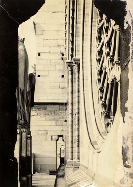 <em>"Notre Dame, Paris, France, n.d."</em>. Bw photographic print 5x7in, 5 x 7 in. Brooklyn Museum, Goodyear. (Photo: Brooklyn Museum, S03i1232v01.jpg