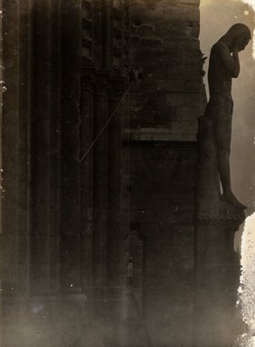 <em>"Notre Dame, Paris, France, n.d."</em>. Bw photographic print 5x7in, 5 x 7 in. Brooklyn Museum, Goodyear. (Photo: Brooklyn Museum, S03i1236v01.jpg