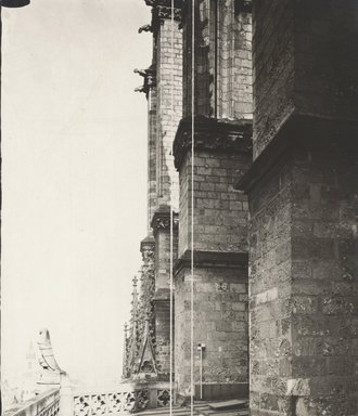 <em>"St. Ouen, Rouen, France, n.d."</em>. Bw photographic print 5x7in, 5 x 7 in. Brooklyn Museum, Goodyear. (Photo: Brooklyn Museum, S03i1251v01.jpg