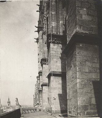 <em>"St. Ouen, Rouen, France, n.d."</em>. Bw photographic print 5x7in, 5 x 7 in. Brooklyn Museum, Goodyear. (Photo: Brooklyn Museum, S03i1252v01.jpg